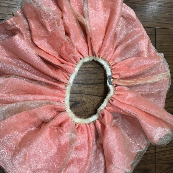 New Oh Baby Frill Tutu Pink and Gold Elastic Waist Kid Toddler - Picture 7 of 10